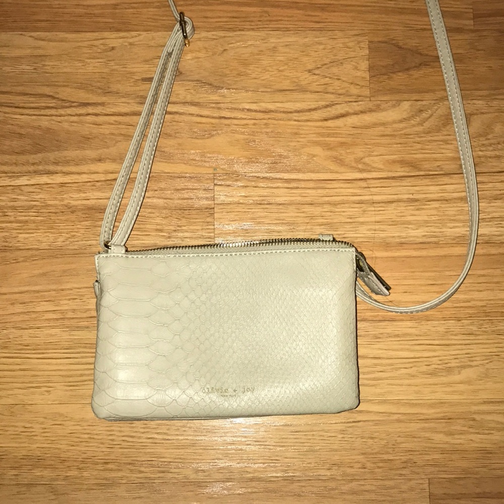 Tan cross body bag